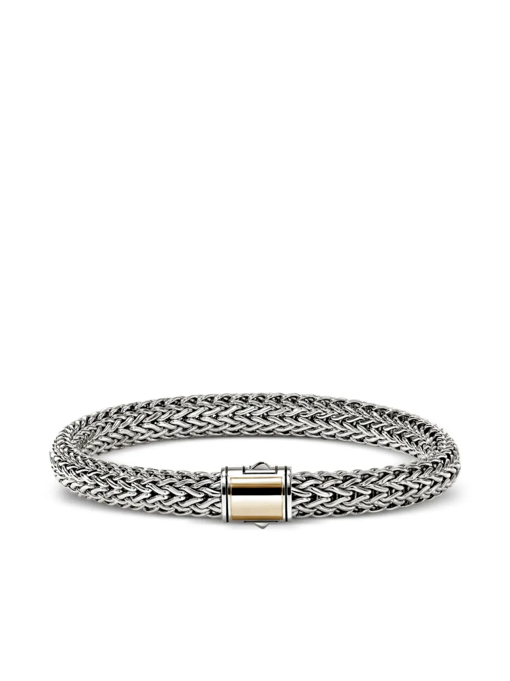 John Hardy 14k Yellow Gold Sterling Silver Bracelet In Metallic