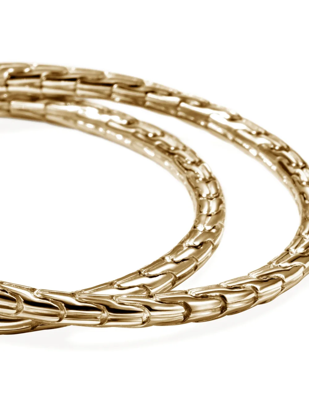 John Hardy arracadas JH Essential Flex de 39mm en oro amarillo de 14kt | Image 2