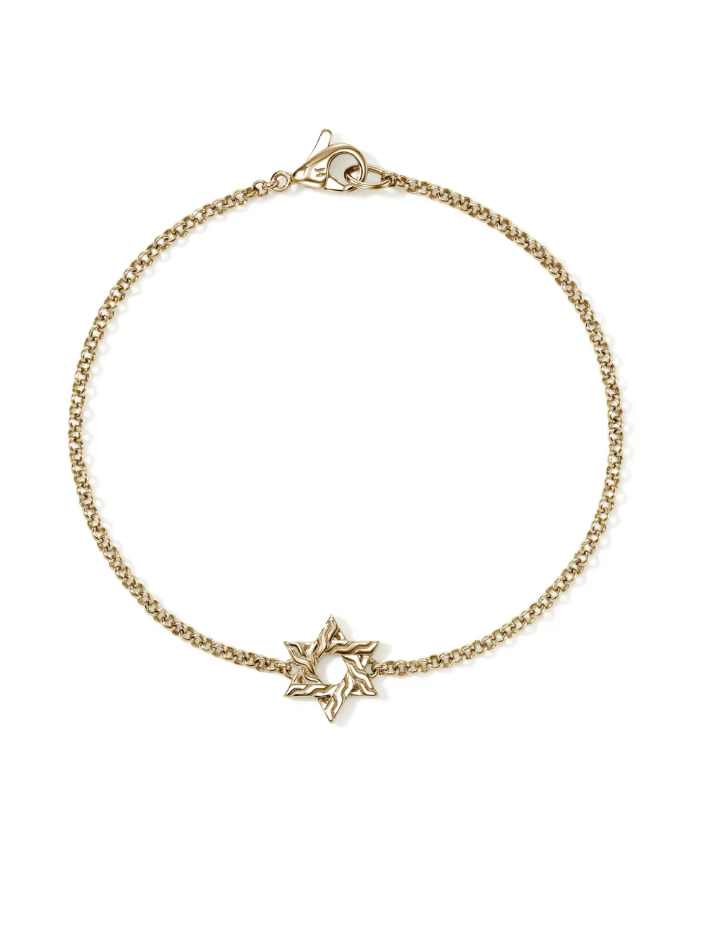 John Hardy pulsera JH Essential Star of David en oro amarillo de 14kt | dorado | Image 1