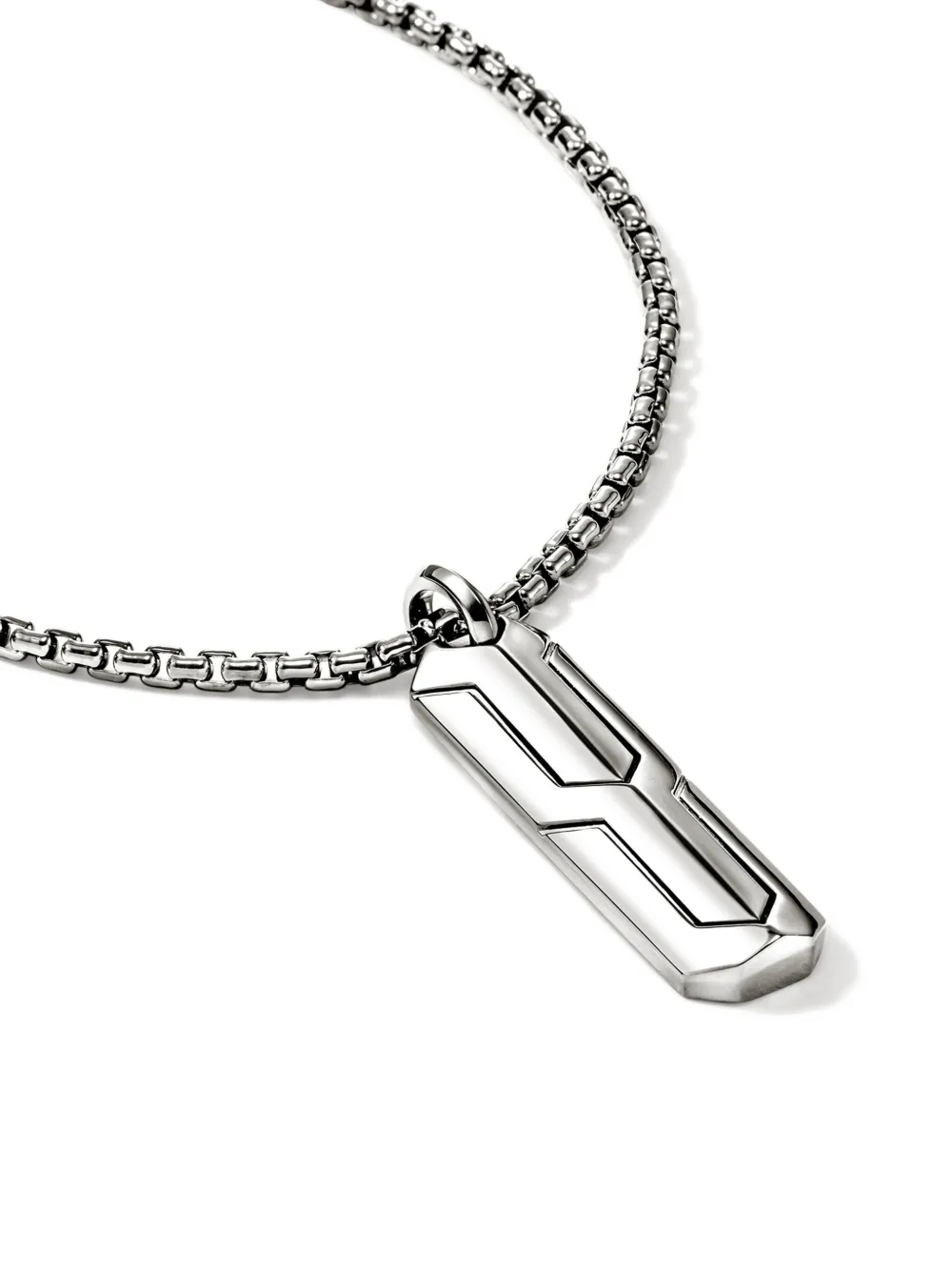 John Hardy Sterling Silver Pendant Necklace In Metallic