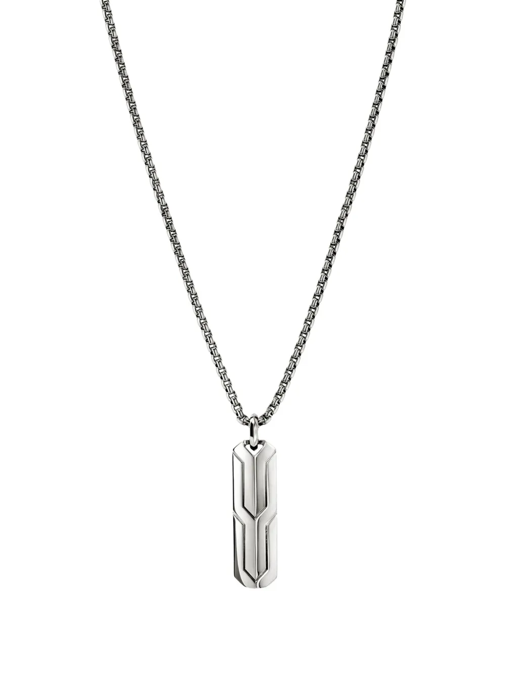 John Hardy Sterling Silver Pendant Necklace In Metallic
