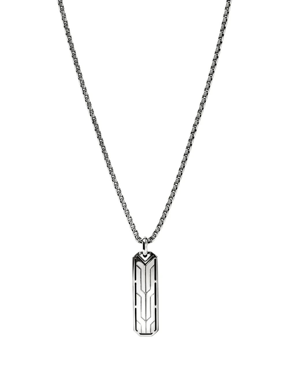 John Hardy Sterling Silver Pendant Necklace In Metallic