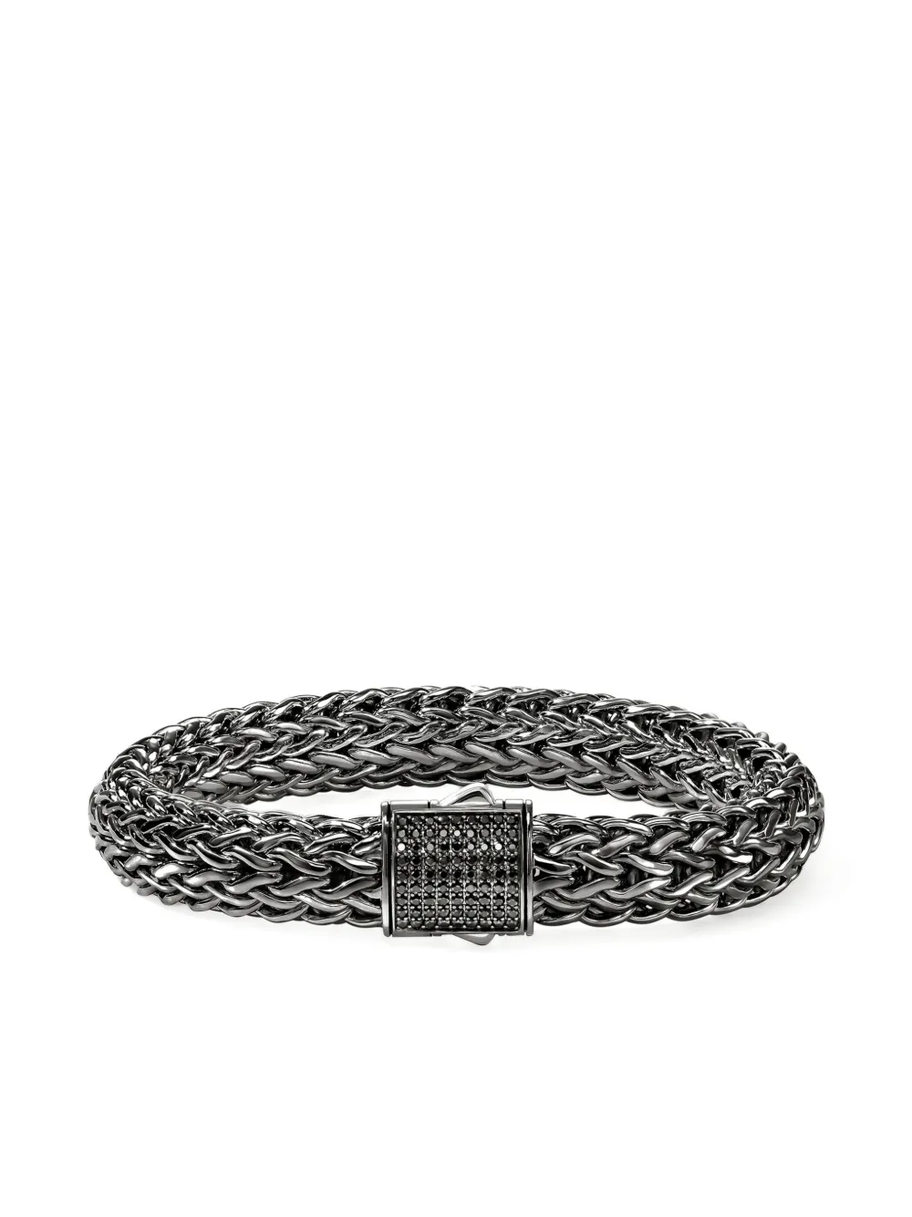John Hardy Sterling Silver Shapphire Bracelet In Black