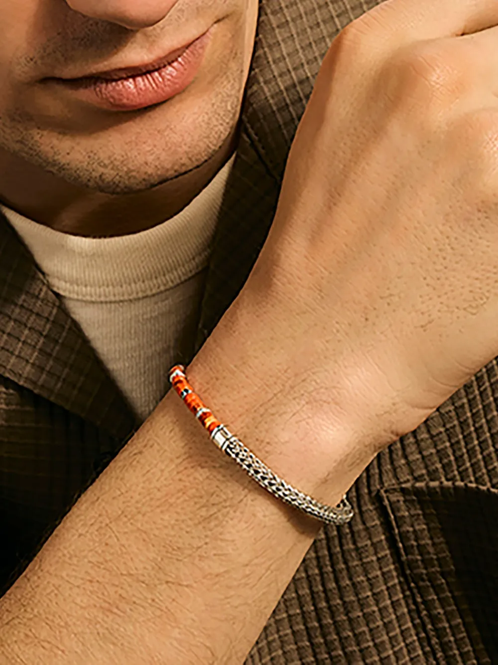 John Hardy sterling silver Heishi Chain bracelet | Image 2