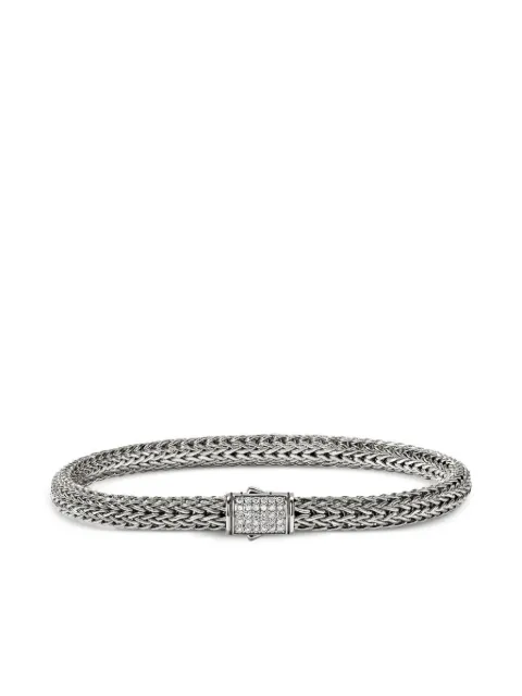 John Hardy pulsera Icon de cadena Icon en plata de ley
