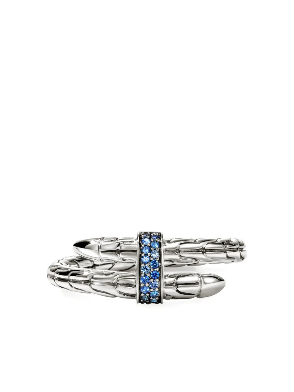 John Hardy Sterling Silver Sapphire Ring In Metallic