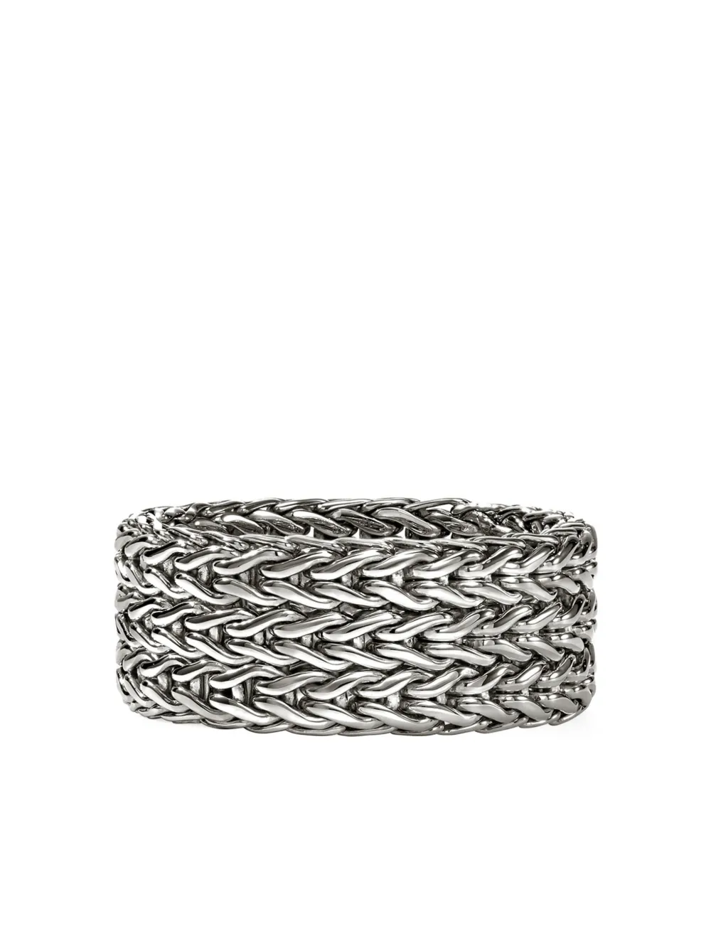 John Hardy Sterling Silver Icon Link Ring In Metallic