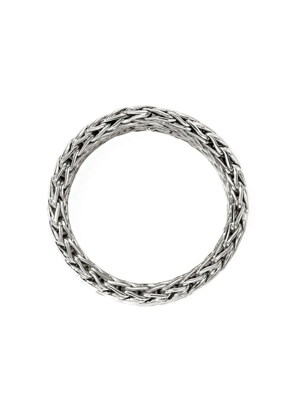 John Hardy Sterling Silver Icon Link Ring In Metallic
