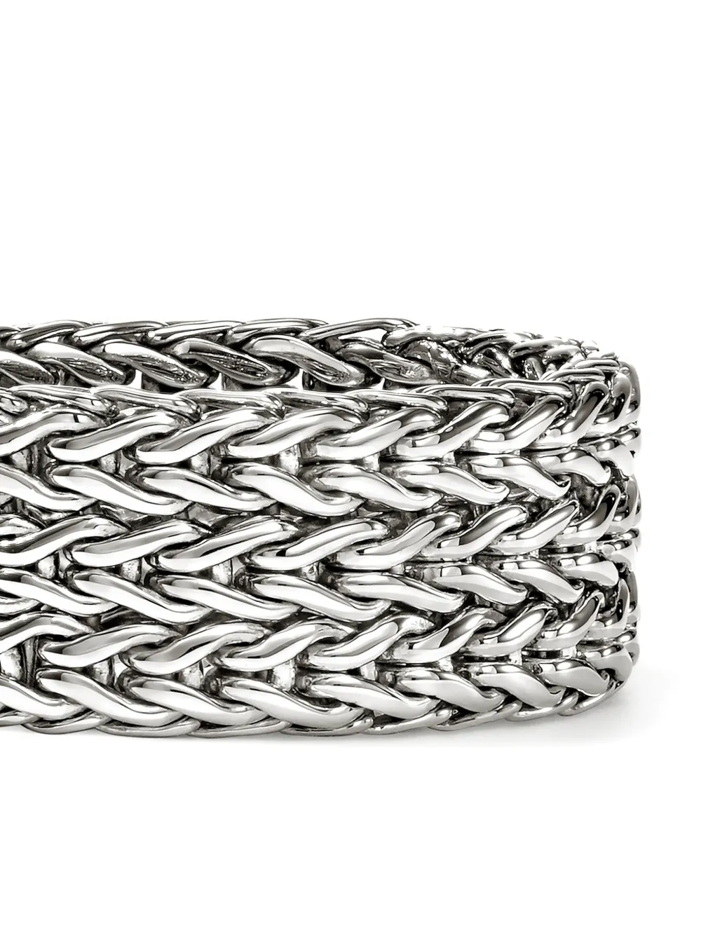 John Hardy Sterling Silver Icon Link Ring In Metallic