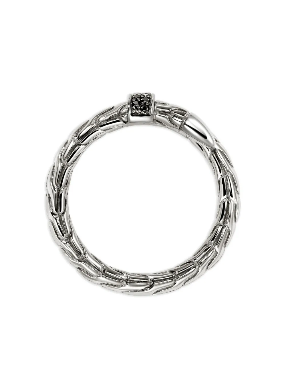Sterling Silver Spear Sapphire Ring