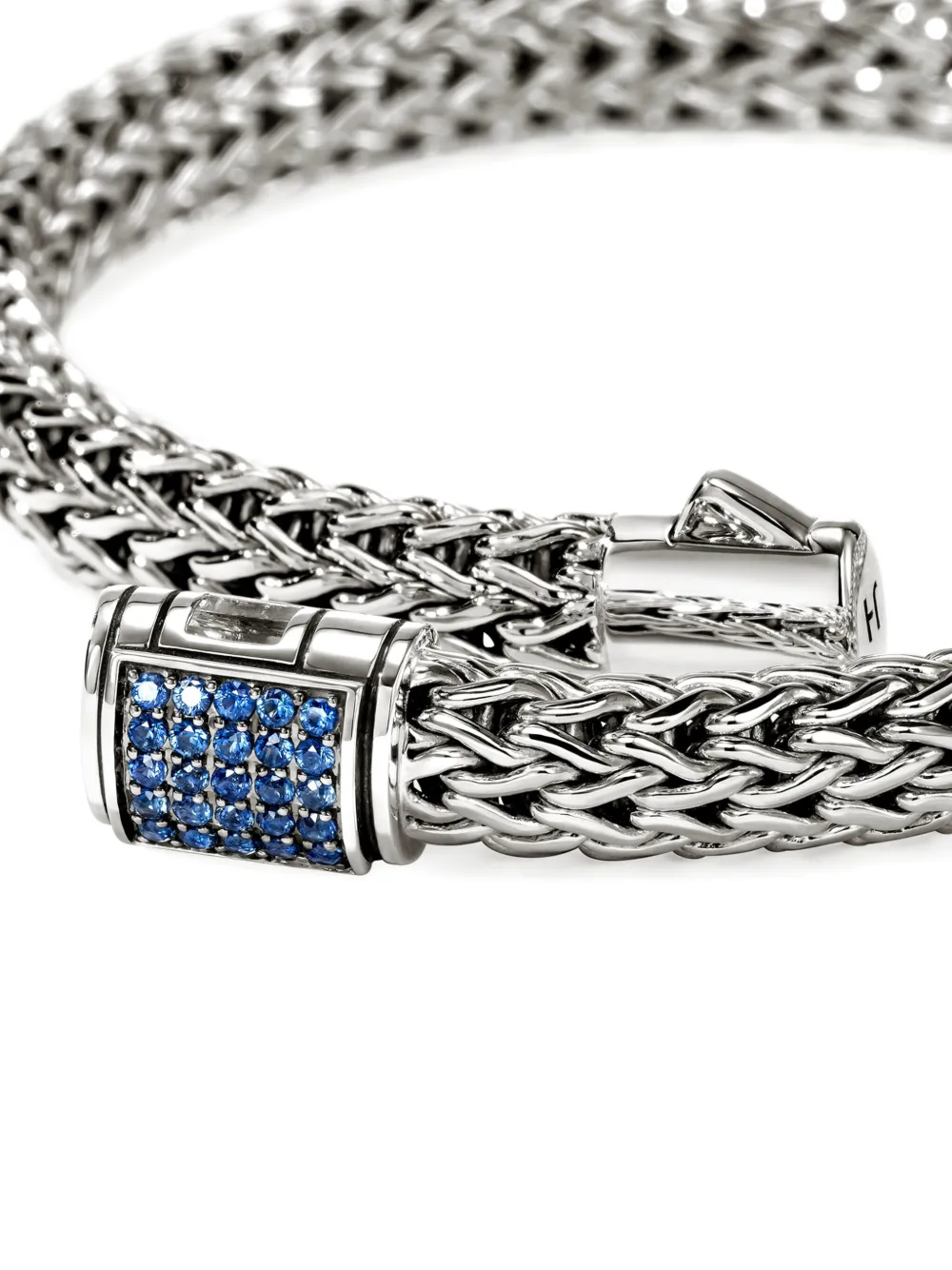 John Hardy Sterling Silver Sapphire Bracelet In Metallic