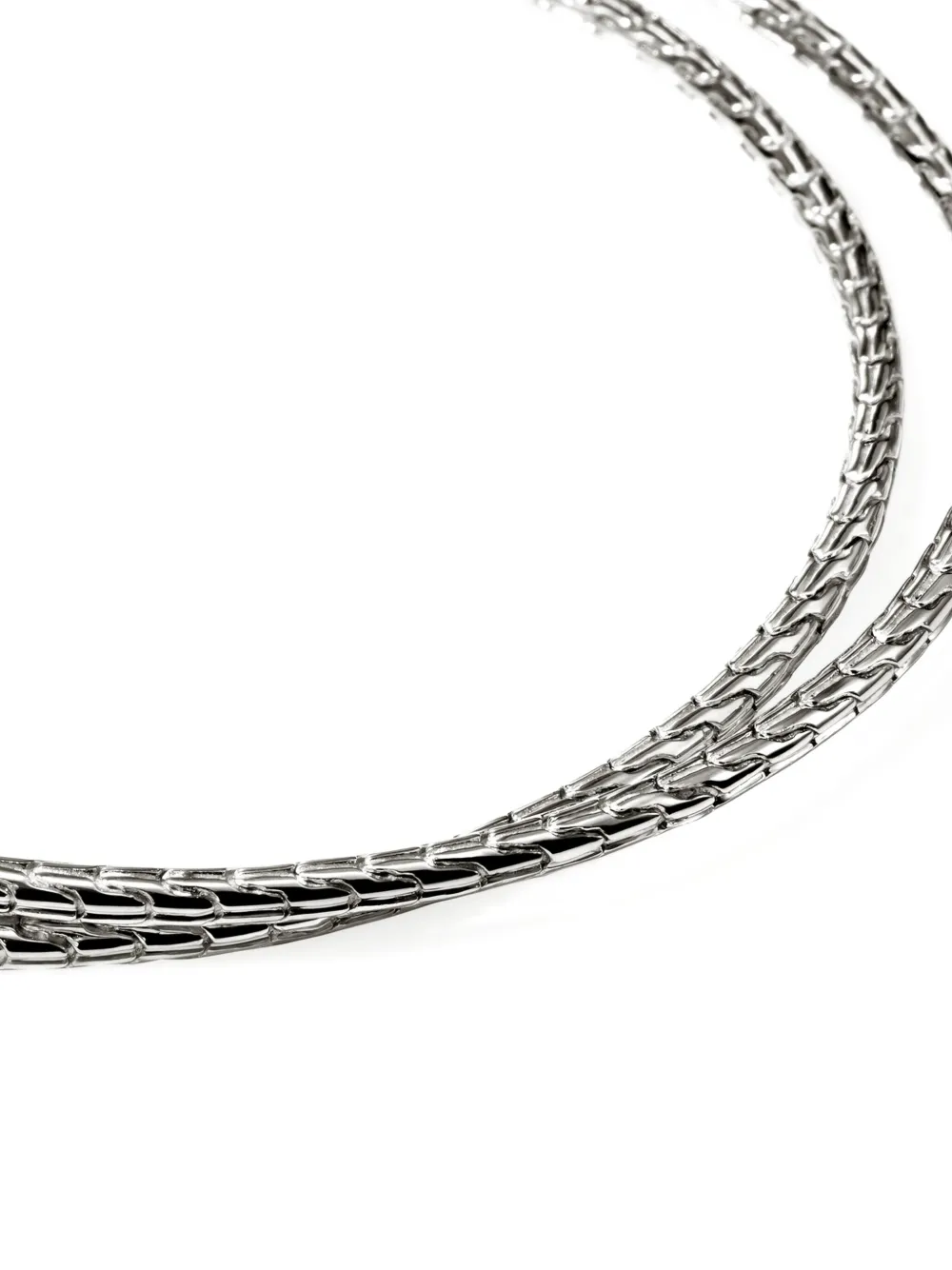 John Hardy Sterling Silver Hoop Earrings In Metallic
