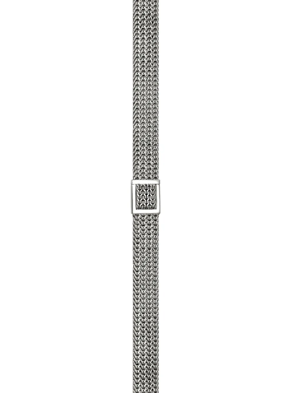 John Hardy Sterling Silver Diamond Necklace In Metallic
