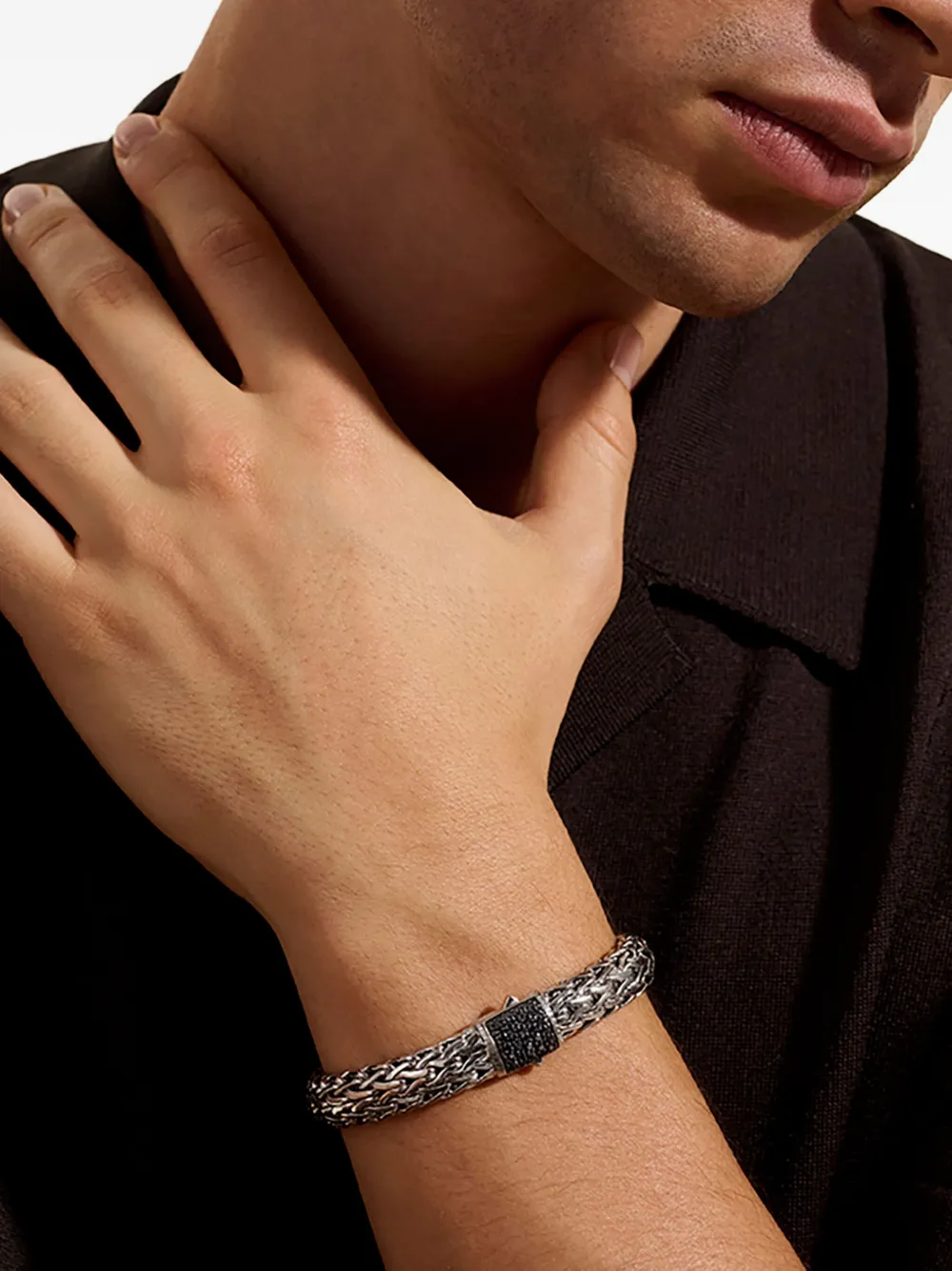 John Hardy pulsera Icon en plata de ley con zafiro | Hombre | Image 2