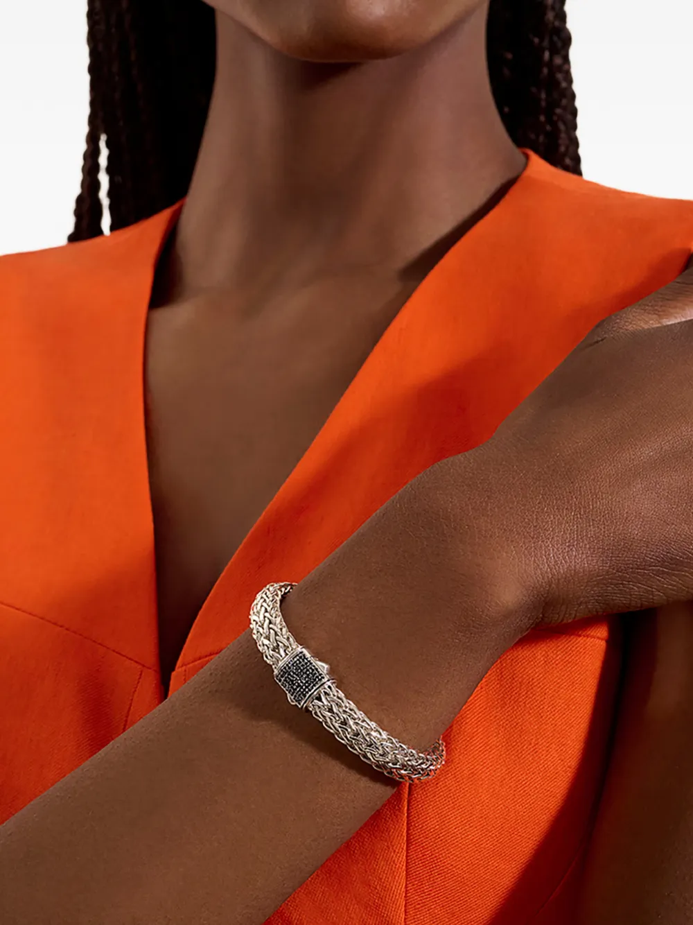 John Hardy sterling silver Icon sapphire bracelet - Argento