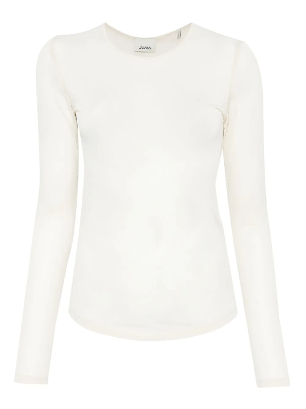Isabel Marant Gaelle Long-sleeve Top In White