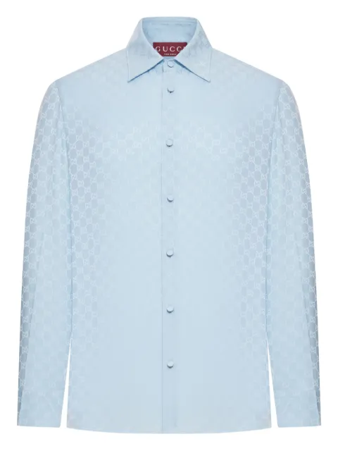 Gucci GG jacquard silk shirt