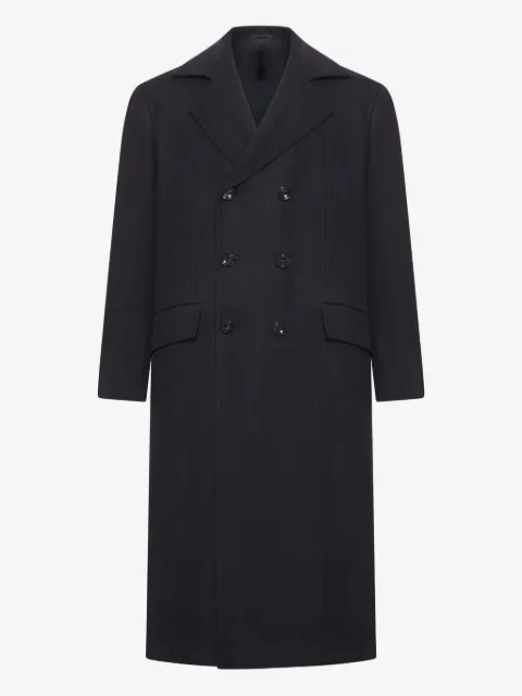 Kiton buttoned double-breasted coat