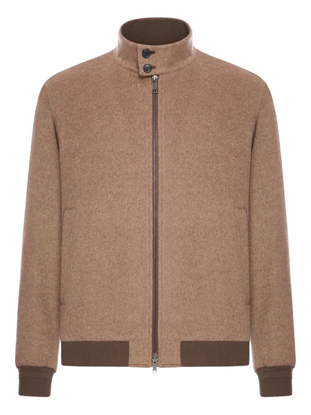 Zegna Oasis cashmere bomber jacket | Brown | Image 1