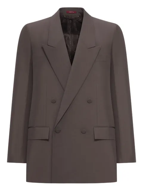 Gucci blazer estilo gabardina con doble botonadura