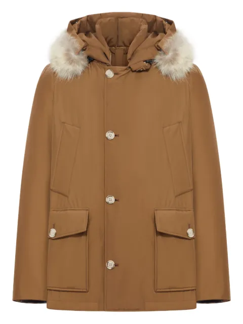 Woolrich chaqueta con capucha y pelo removible