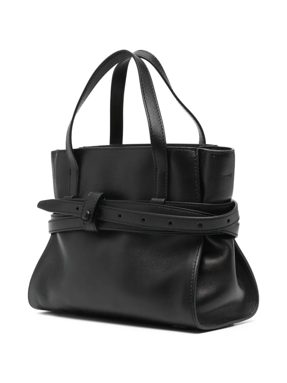 Moschino Tie Me kleine shopper met gespriem Zwart