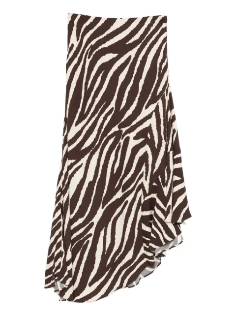TWINSET zebra print skirt