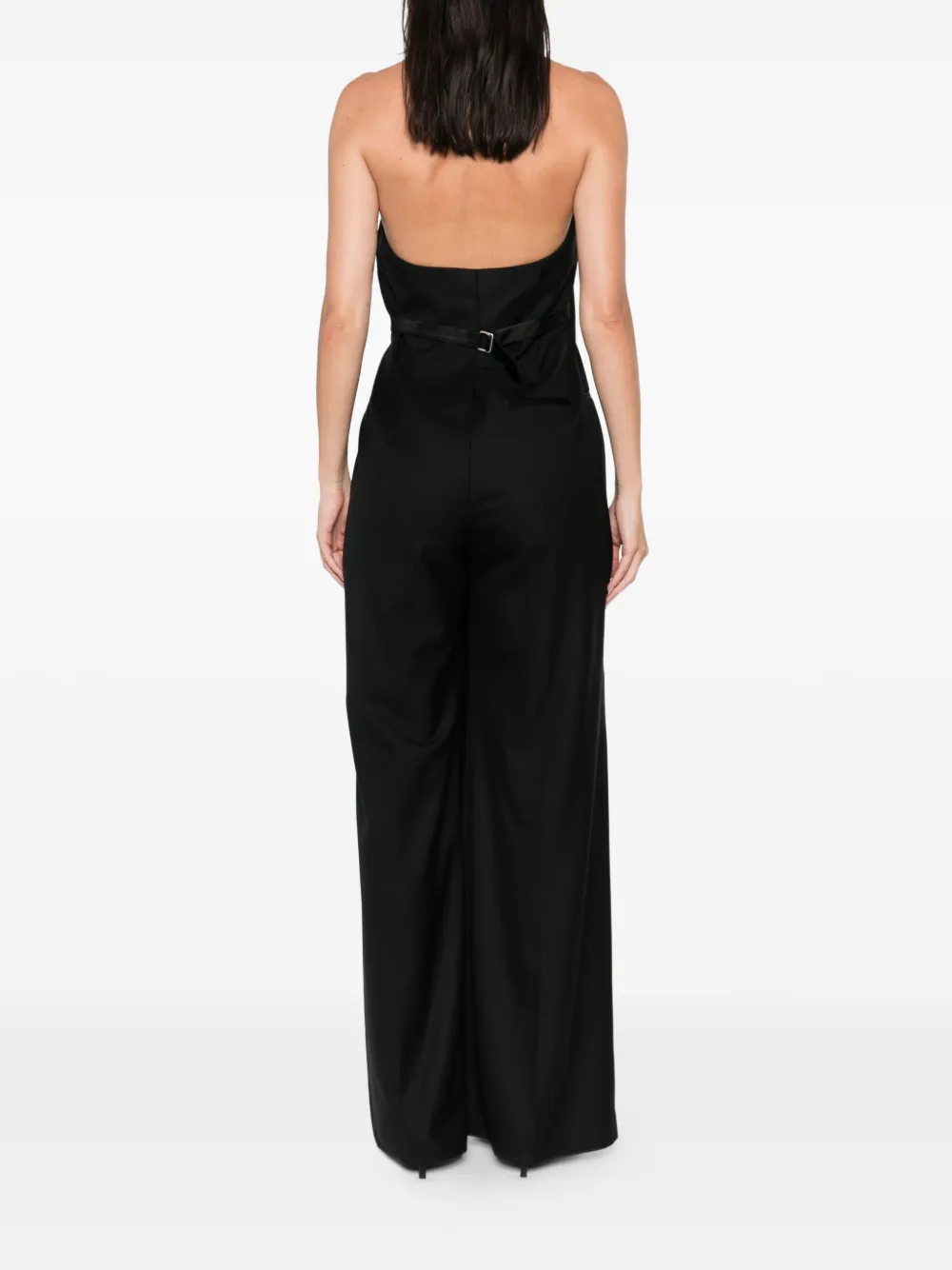 Moschino Halterjurk met dubbele rij knopen Zwart