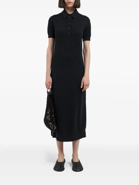 Maria McManus polo-collar midi dress