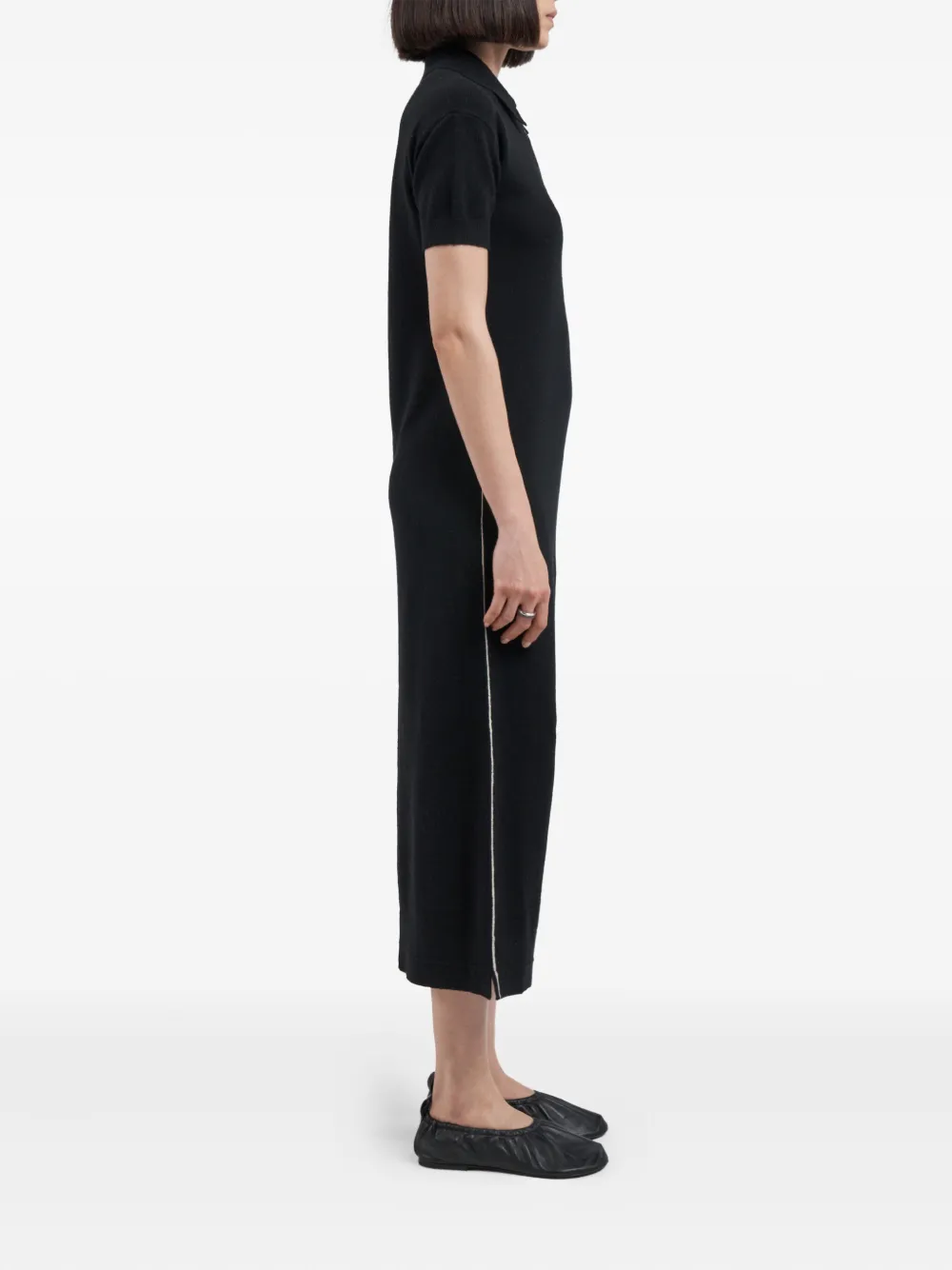 Maria McManus Midi-jurk met polokraag - Zwart