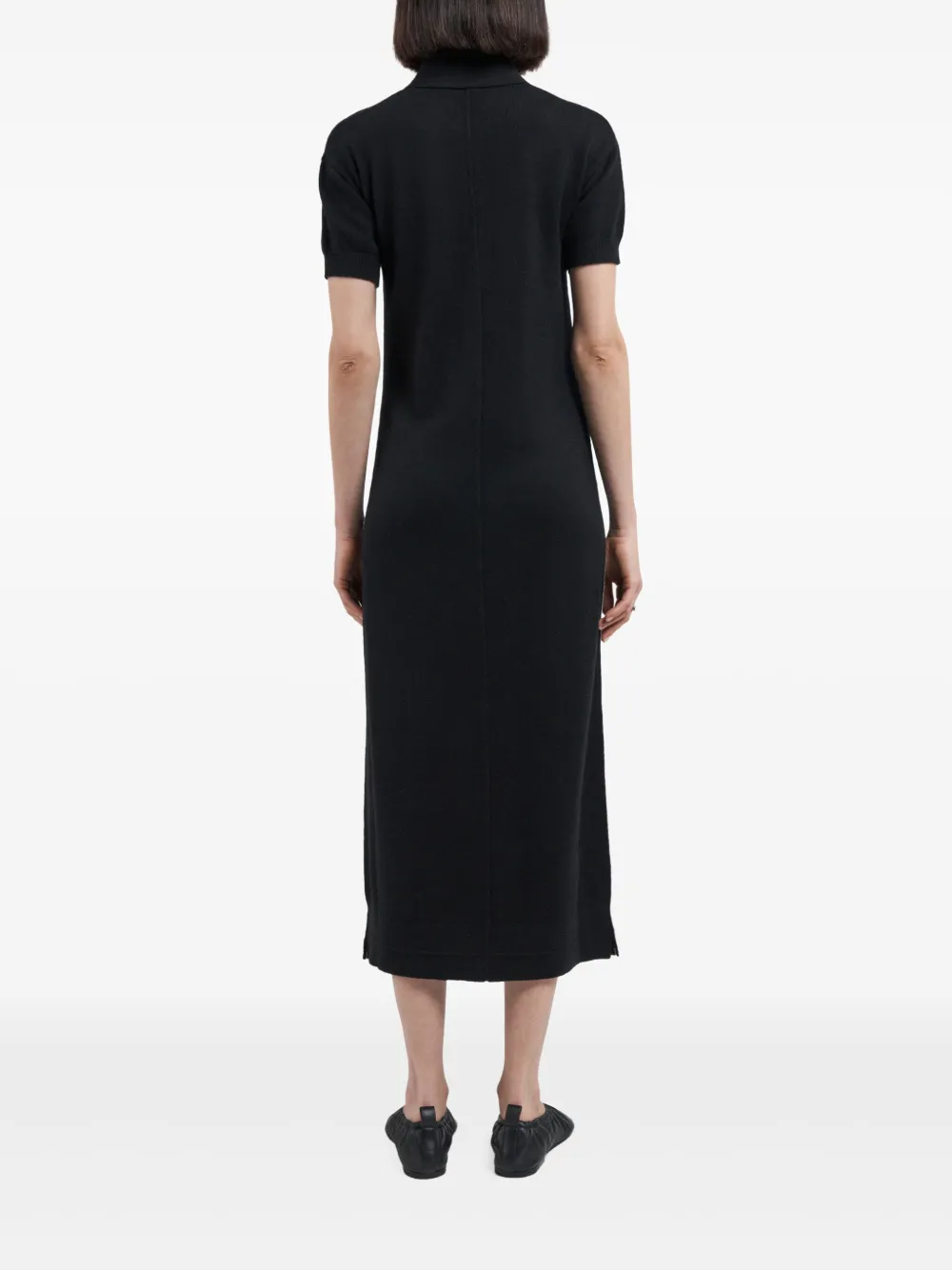 Maria McManus Midi-jurk met polokraag Zwart