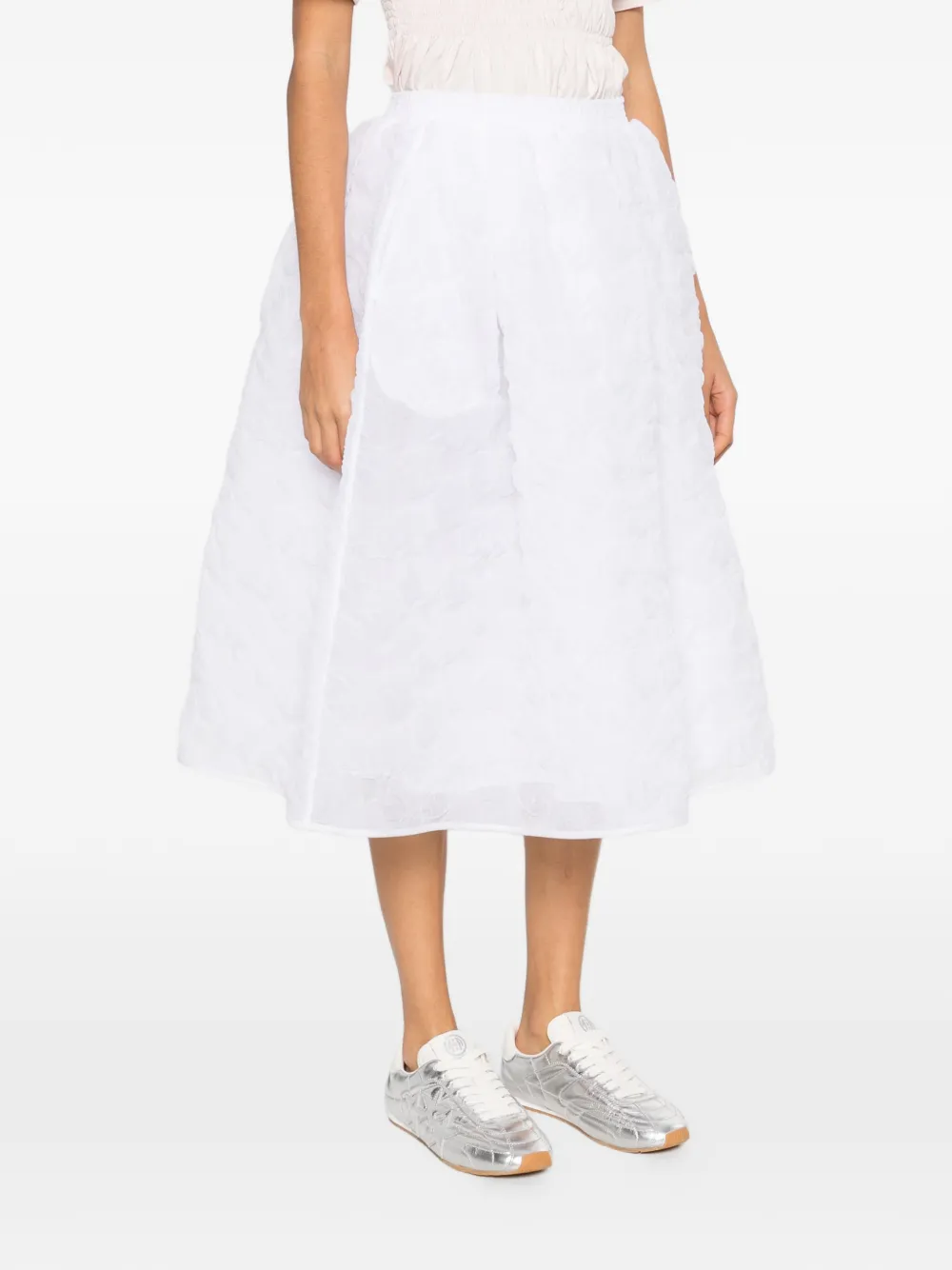  Cecilie Bahnsen White Midi Skirt 