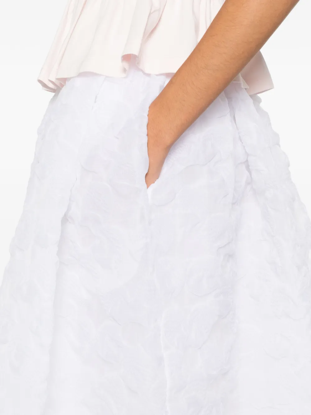 Cecilie Bahnsen Midi-rok Wit