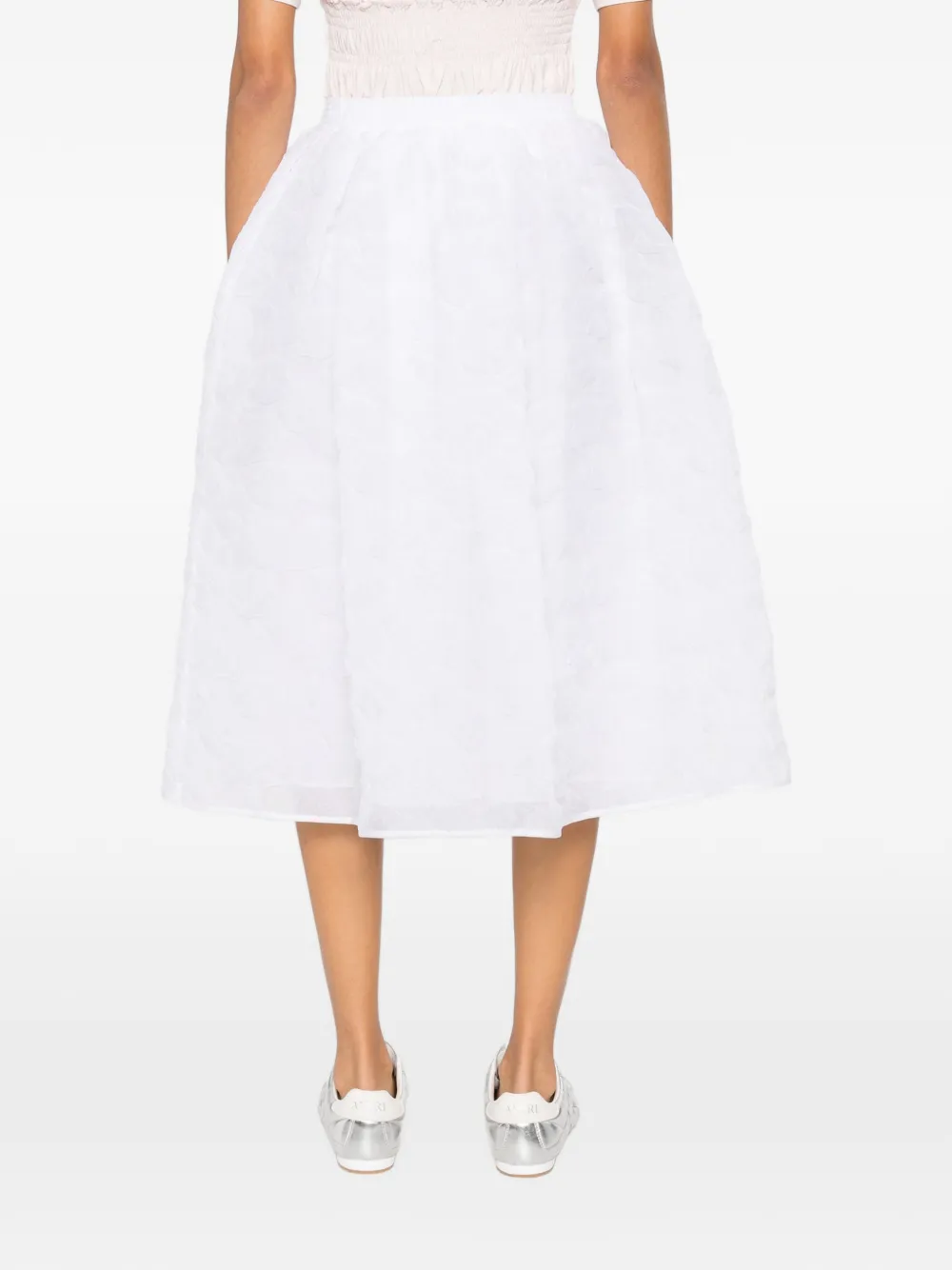 Cecilie Bahnsen Midi-rok Wit