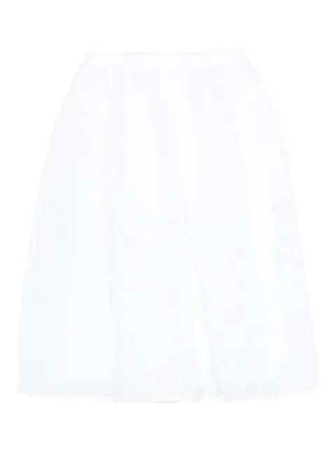 Cecilie Bahnsen white midi skirt