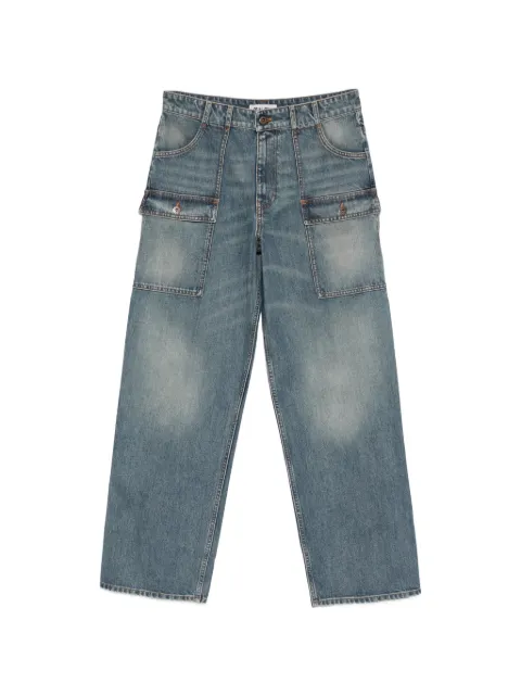 Miu Miu jean à poches multiples