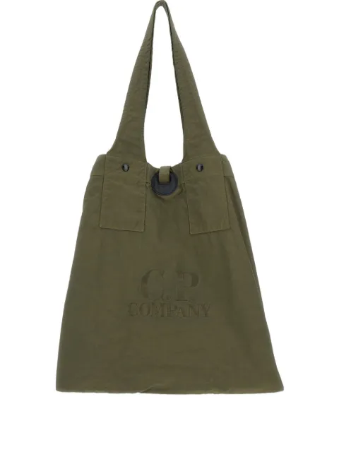 C.P. Company logo-detail tote bag
