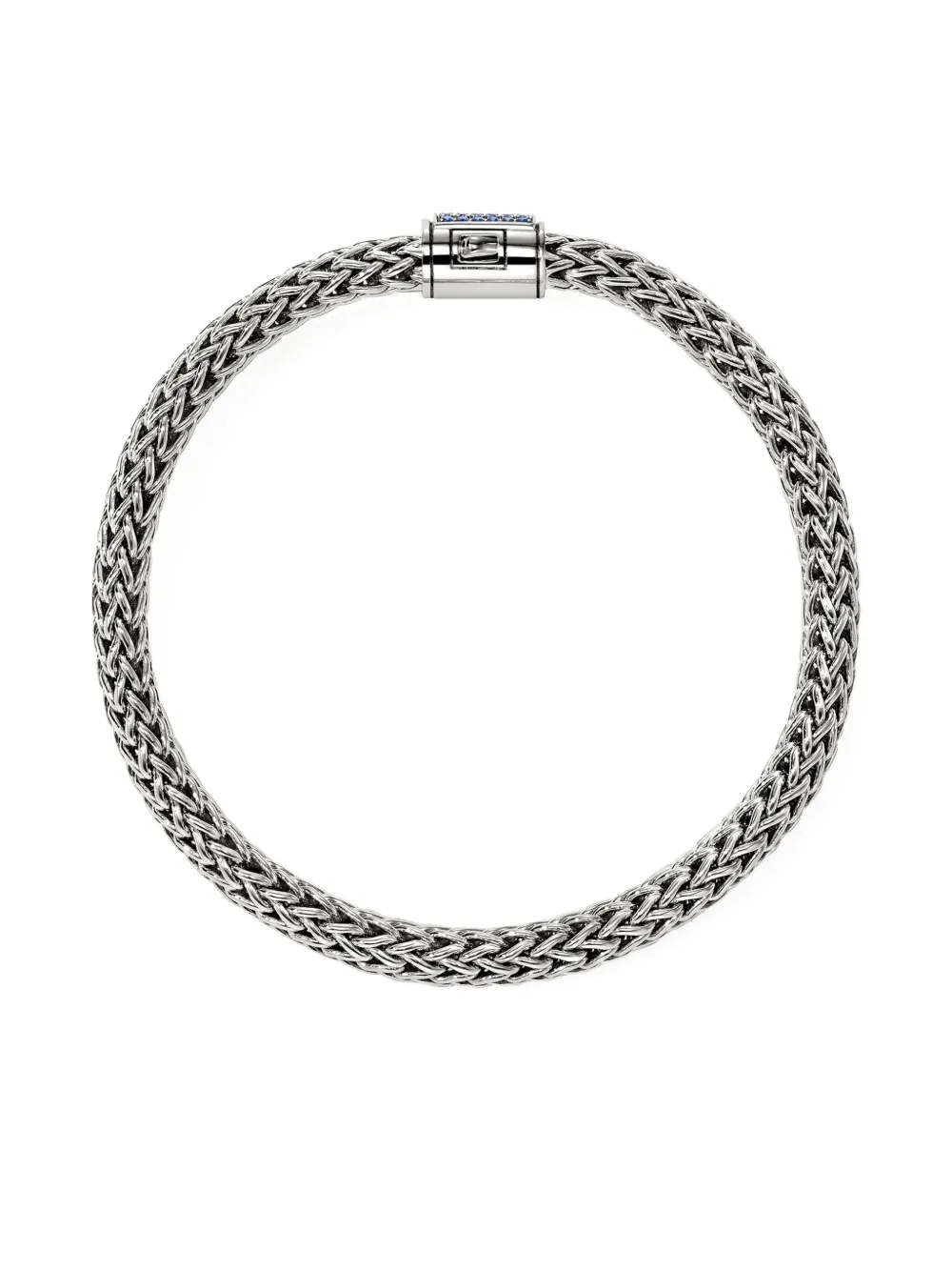 John Hardy Sterling Silver Icon Sapphire Bracelet In Metallic