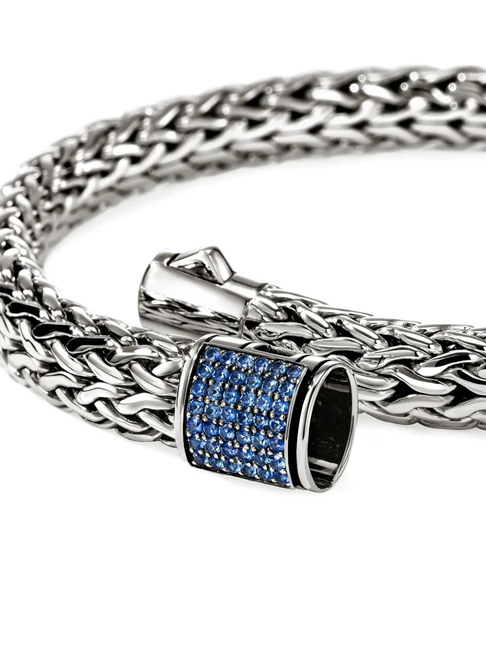 John Hardy Sterling Silver Icon Sapphire Bracelet In Metallic