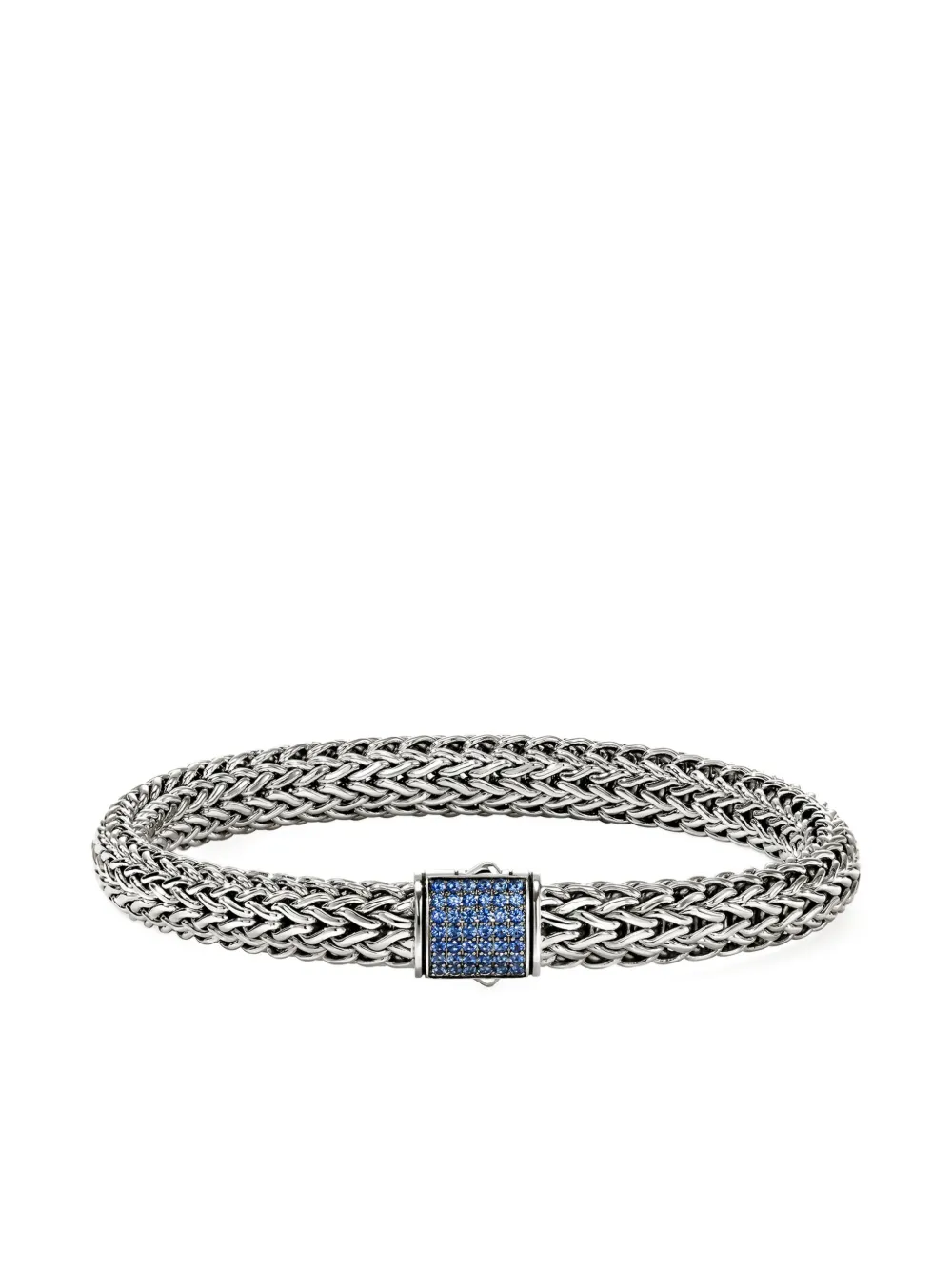 John Hardy Sterling Silver Icon Sapphire Bracelet In Metallic