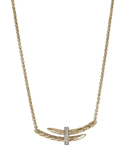 John Hardy collar en oro amarillo de 14kt con diamante