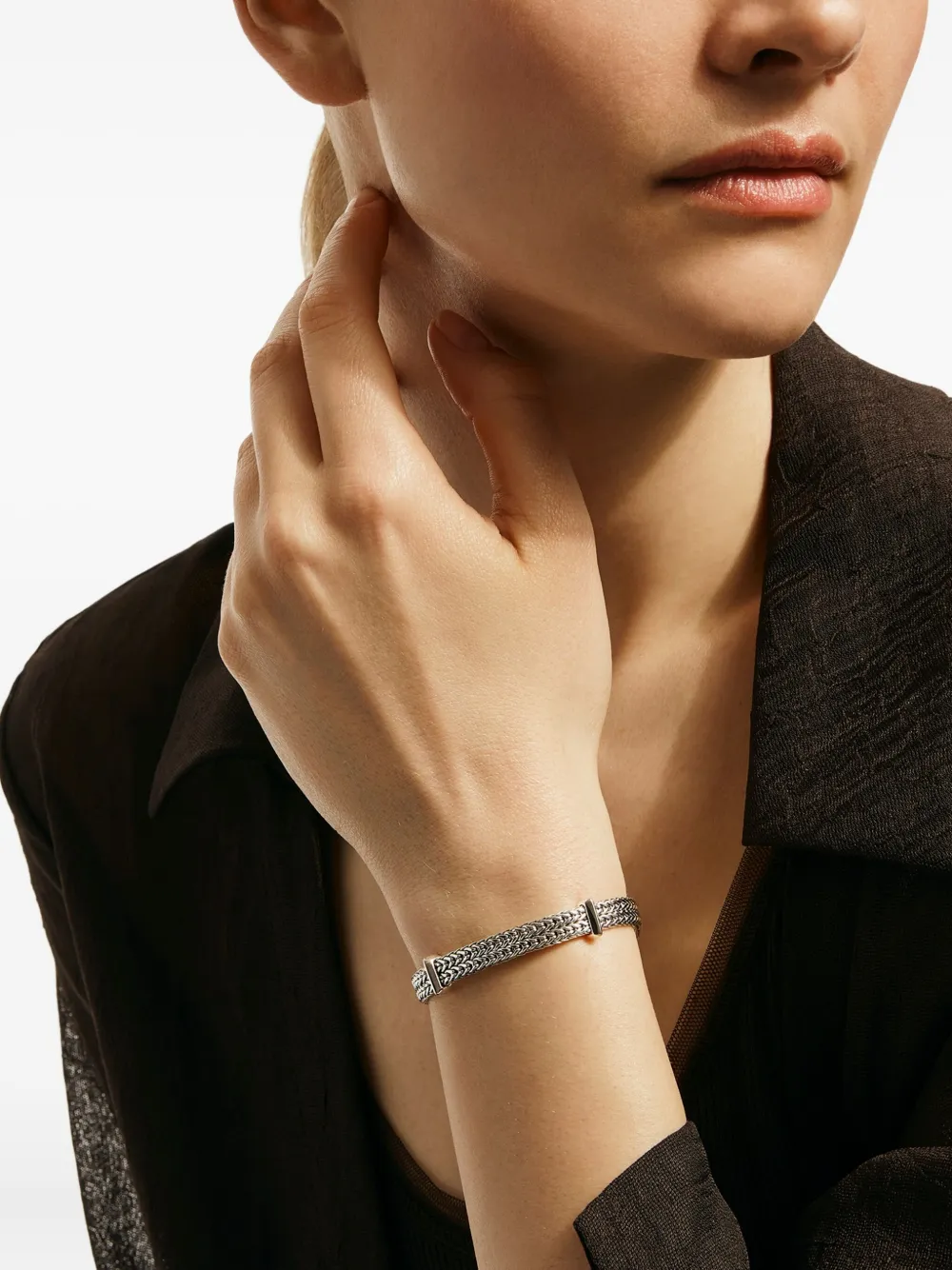 John Hardy Sterling Silver Chain Bracelet In Metallic
