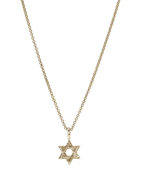 John Hardy collar JH Essential Star Of David en oro amarillo de 14kt