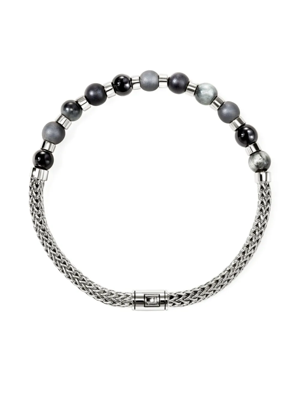 John Hardy Sterling Silver Bead Bracelet In Metallic