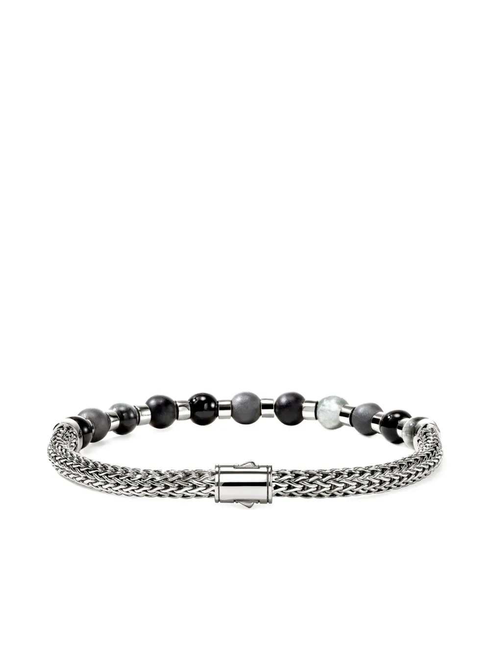 John Hardy Sterling Silver Bead Bracelet In Metallic