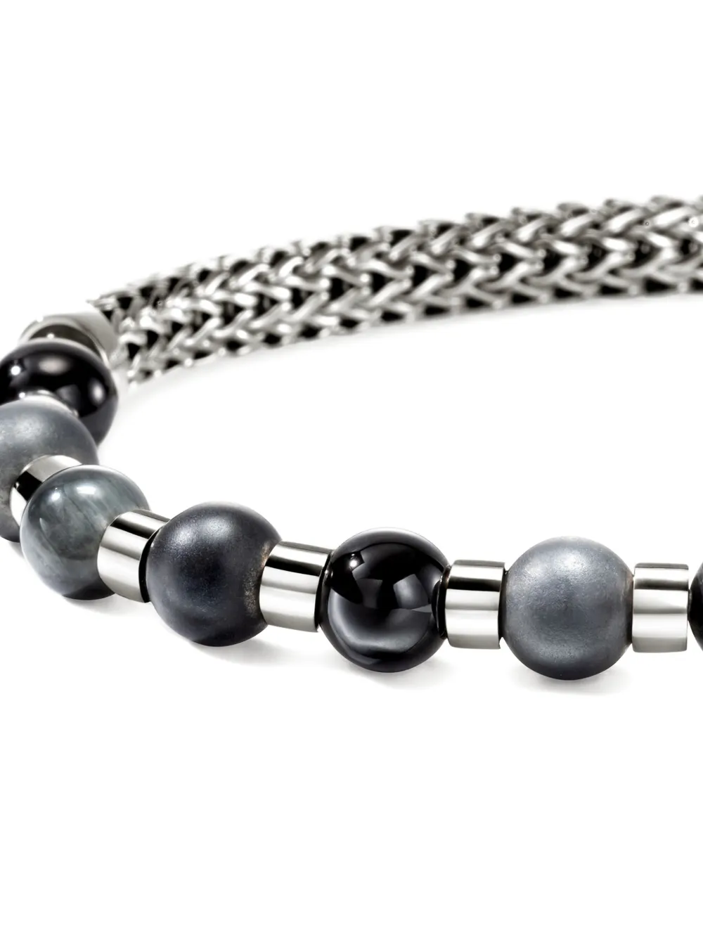 John Hardy Sterling Silver Bead Bracelet In Metallic