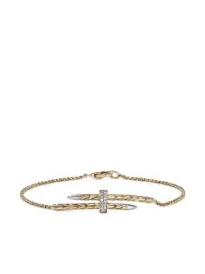 Shihara One Stone Hoop ダイヤモンド ブレスレット 18Kイエロー