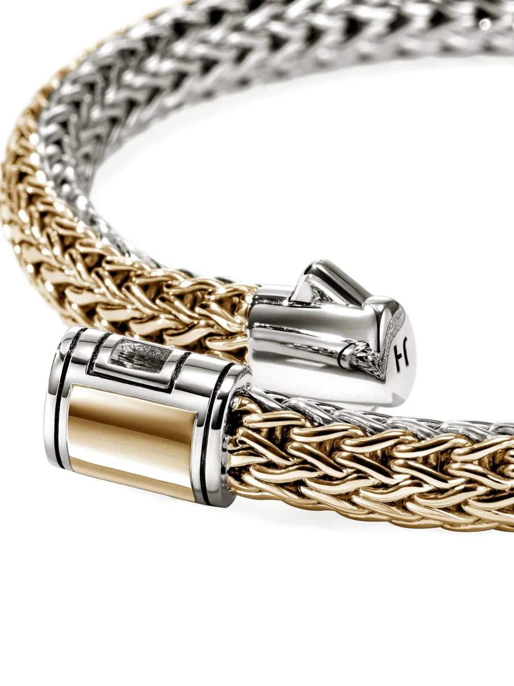 John Hardy 14k Yellow Bonded Gold Sterling Silver Bracelet In Gold