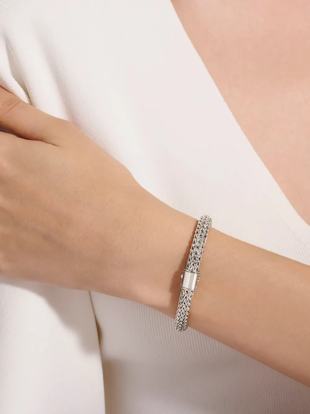 John Hardy 14k Yellow Bonded Gold Sterling Silver Bracelet In Gold