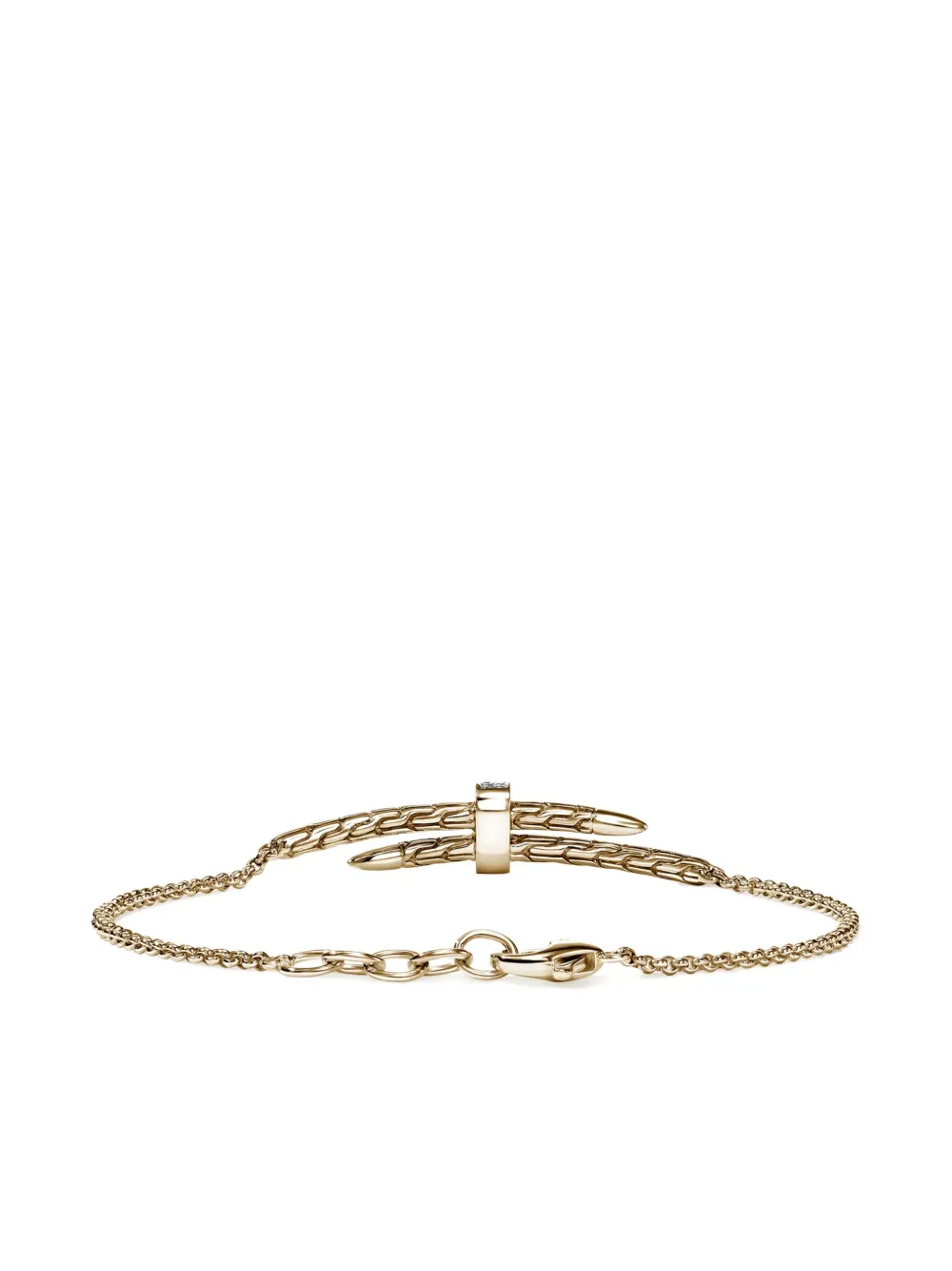 John Hardy 14k Yellow Gold Diamond Bracelet In Gold